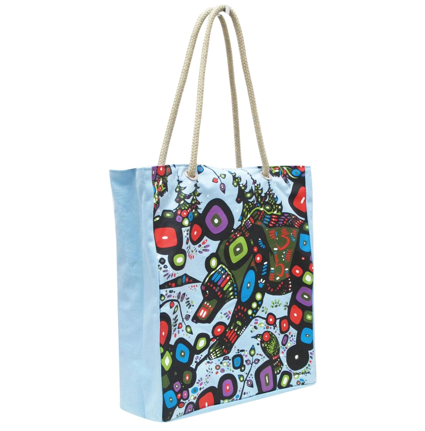 John Rombough Bear Eco Bag - Chic Meadow Boutique 