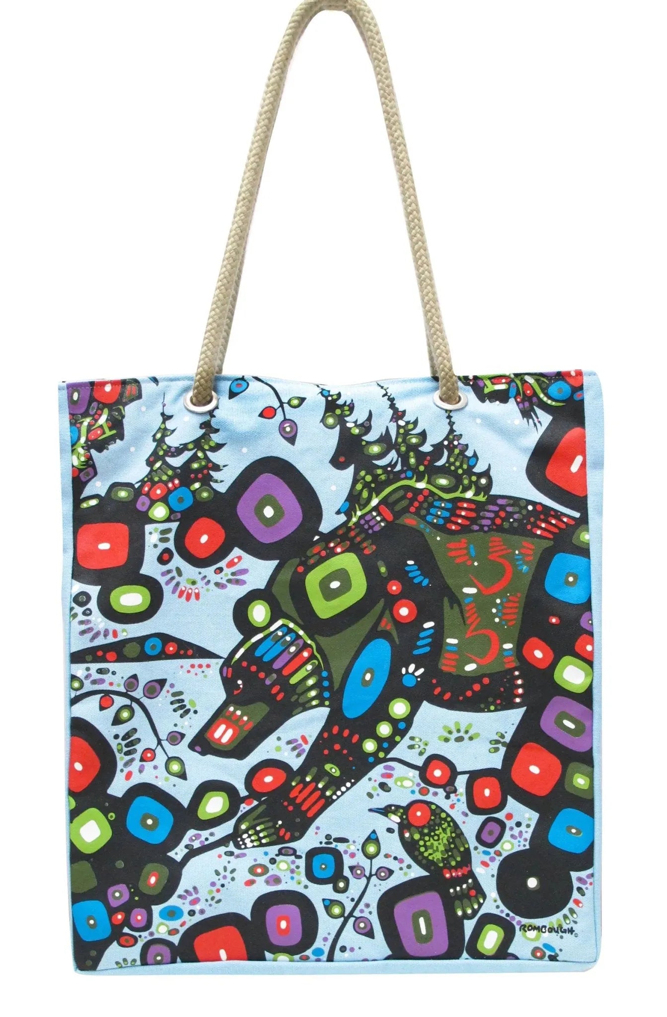 John Rombough Bear Eco Bag - Chic Meadow Boutique 