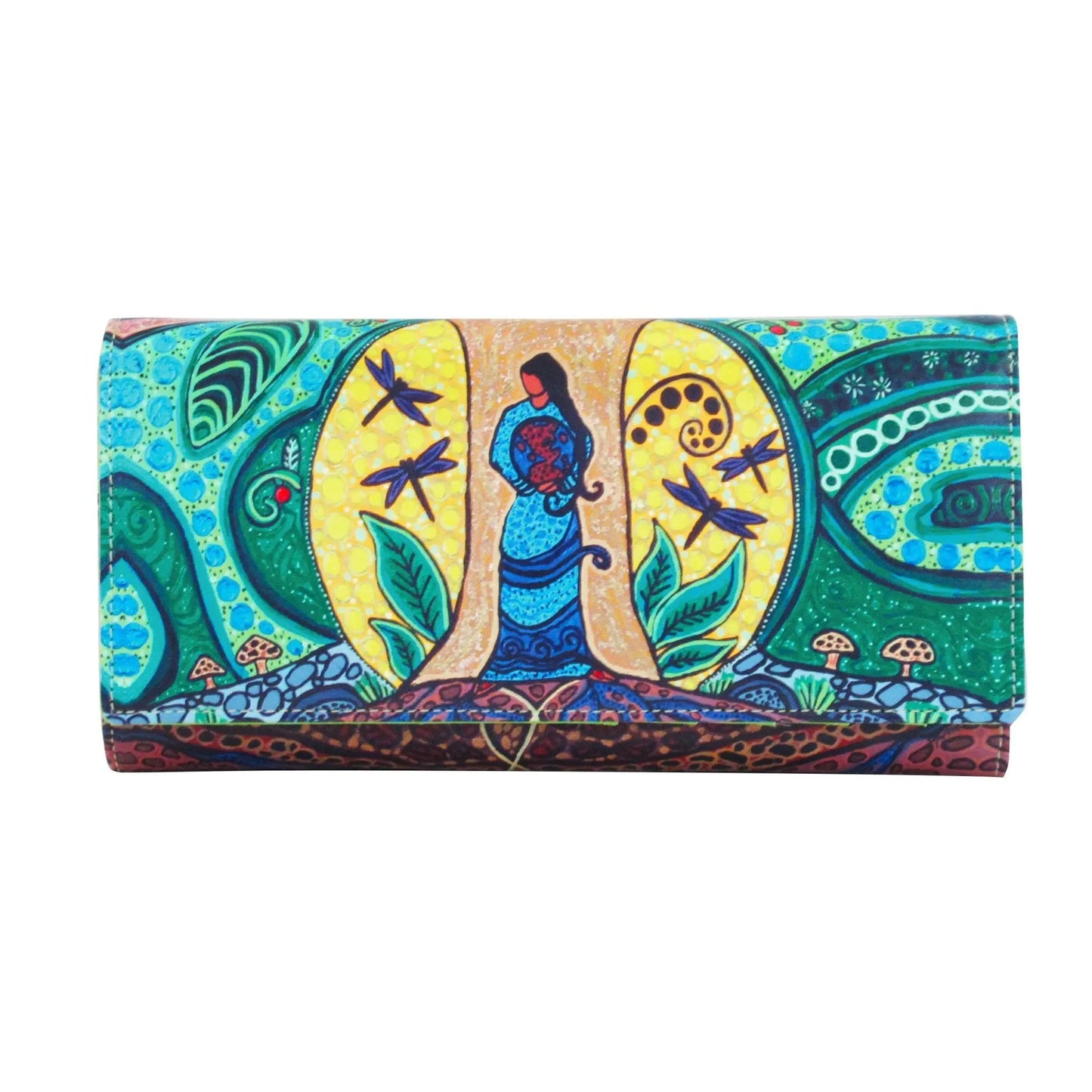 Leah Dorion Strong Earth Woman Wallet - Chic Meadow Boutique 