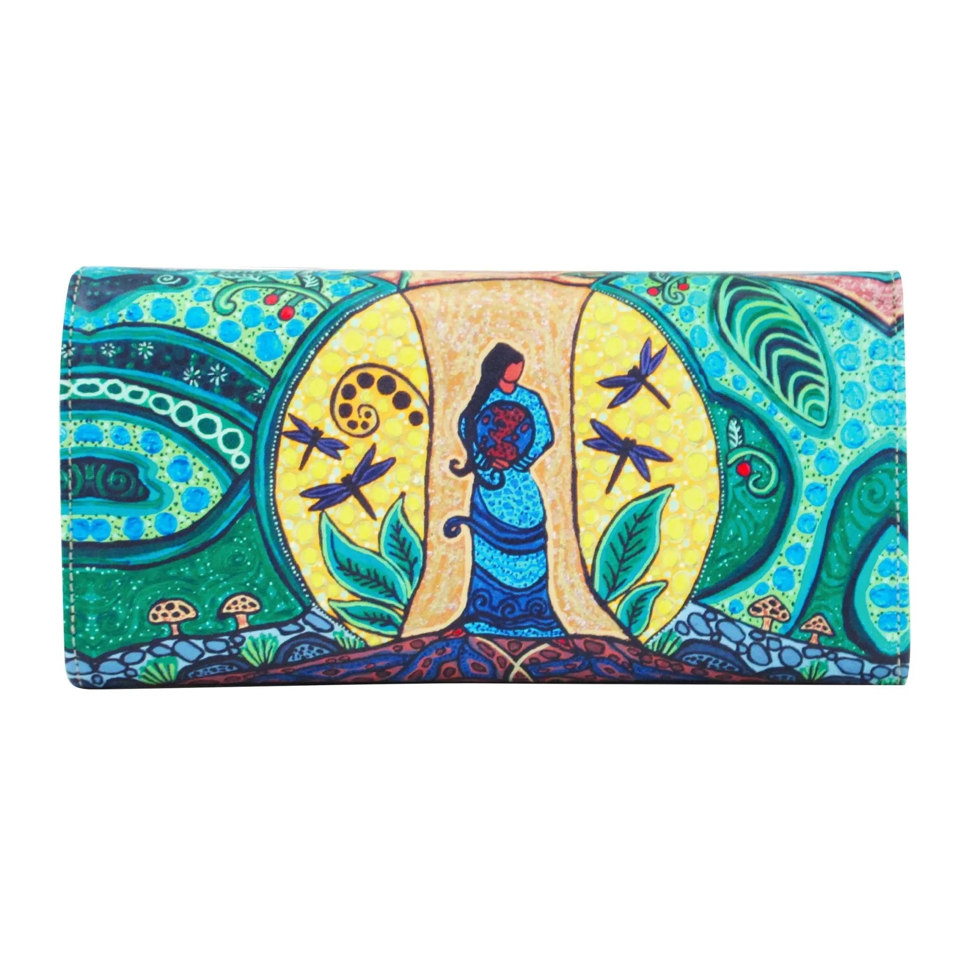 Leah Dorion Strong Earth Woman Wallet - Chic Meadow Boutique 