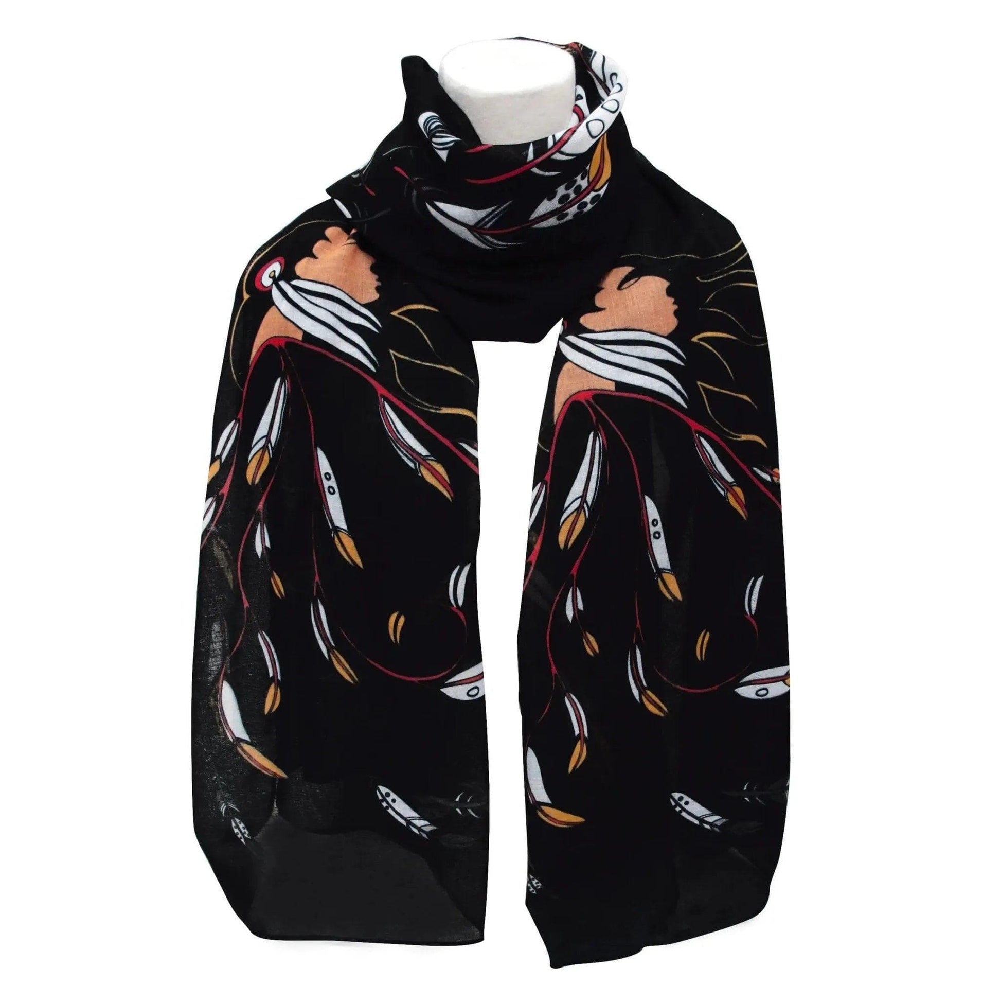 Maxine Noel Eagle's Gift Artist Scarf - Chic Meadow Boutique 