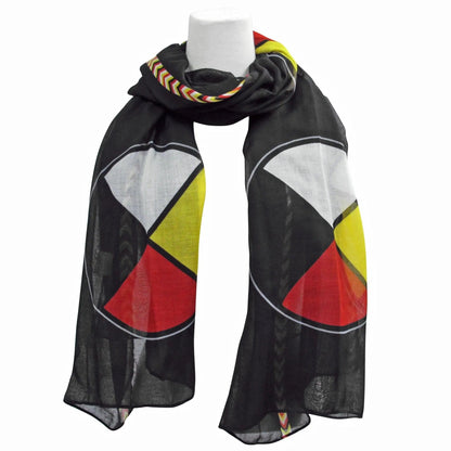 Scarf Medicine Wheel Scarf