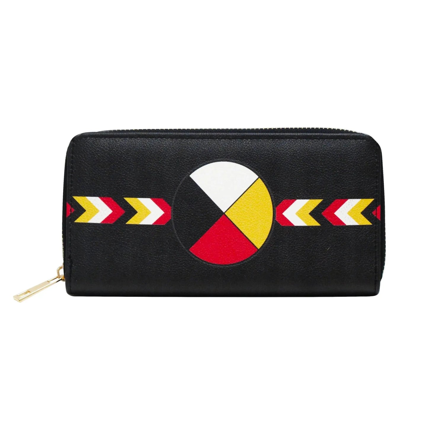 Medicine Wheel Zip-Around Wallet - Chic Meadow Boutique 