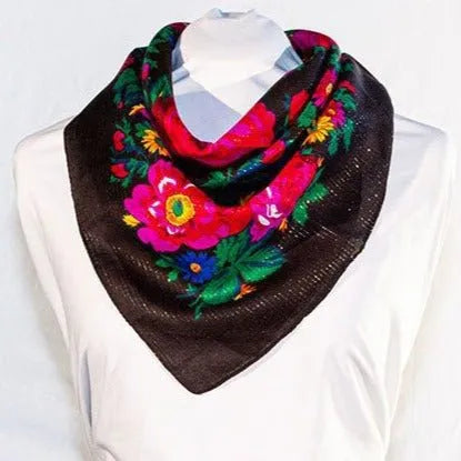 Scarf Metallic Black Kokum Scarf