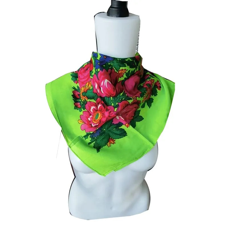 Metallic Neon Green Kokum Scarf - Chic Meadow Boutique 