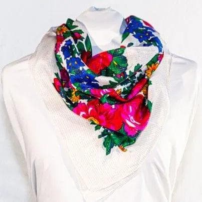 Scarf Metallic White Kokum Scarf