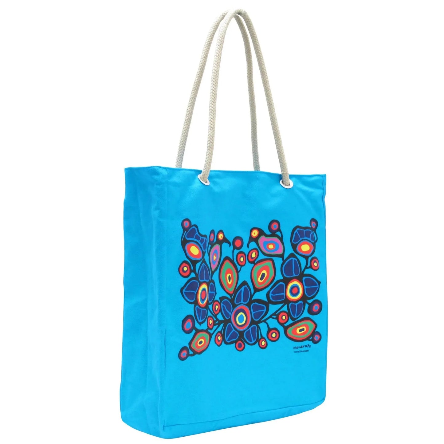 Tote Bag Norval Morrisseau Flowers and Birds Eco-Bag