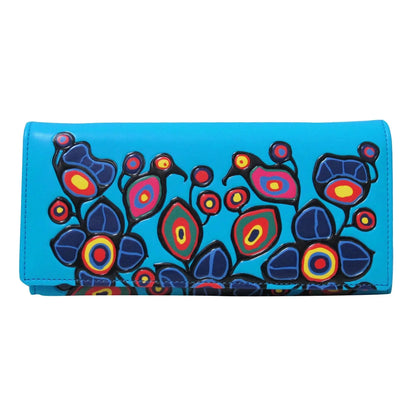 Norval Morrisseau Flowers and Birds Wallet - Chic Meadow Boutique 