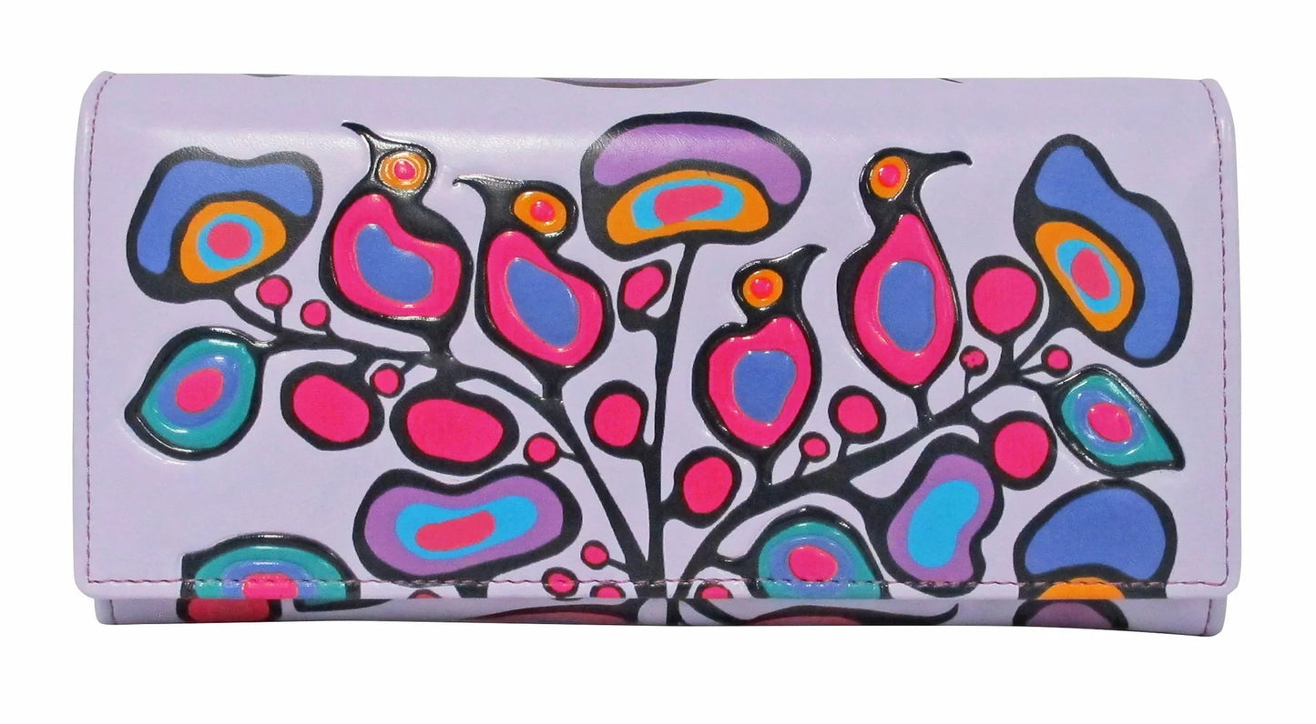 Norval Morrisseau Woodland Floral Wallet - Chic Meadow Boutique