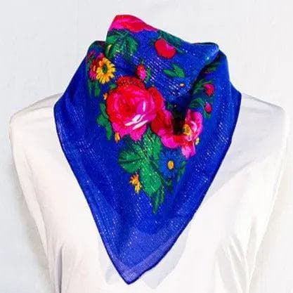 Scarf Metallic Royal Blue Kokum Scarf