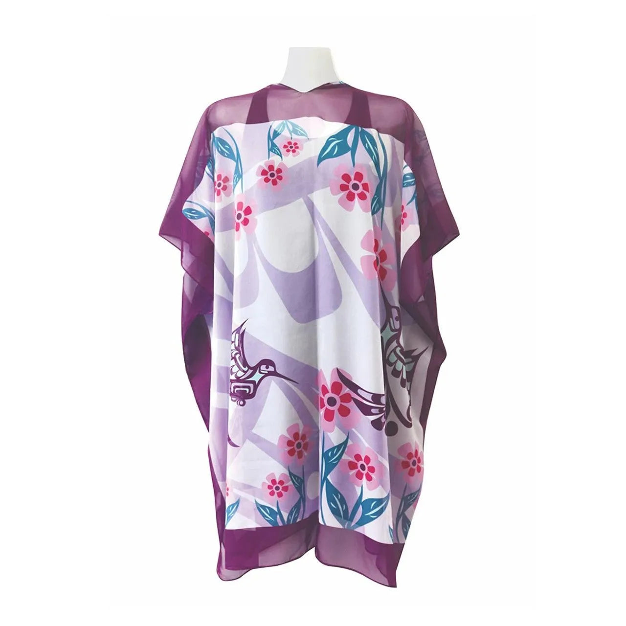 Sheer Fashion Wrap - Hummingbird - Chic Meadow Boutique 