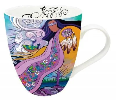 Spirit Guides Indigenous Artistry 18 oz. Mug by Artist - Cailloux, Pam - Chic Meadow Boutique 