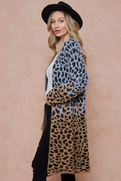 Sweater Open Front Long Sleeve Long Cardigan - Chic Meadow Boutique 