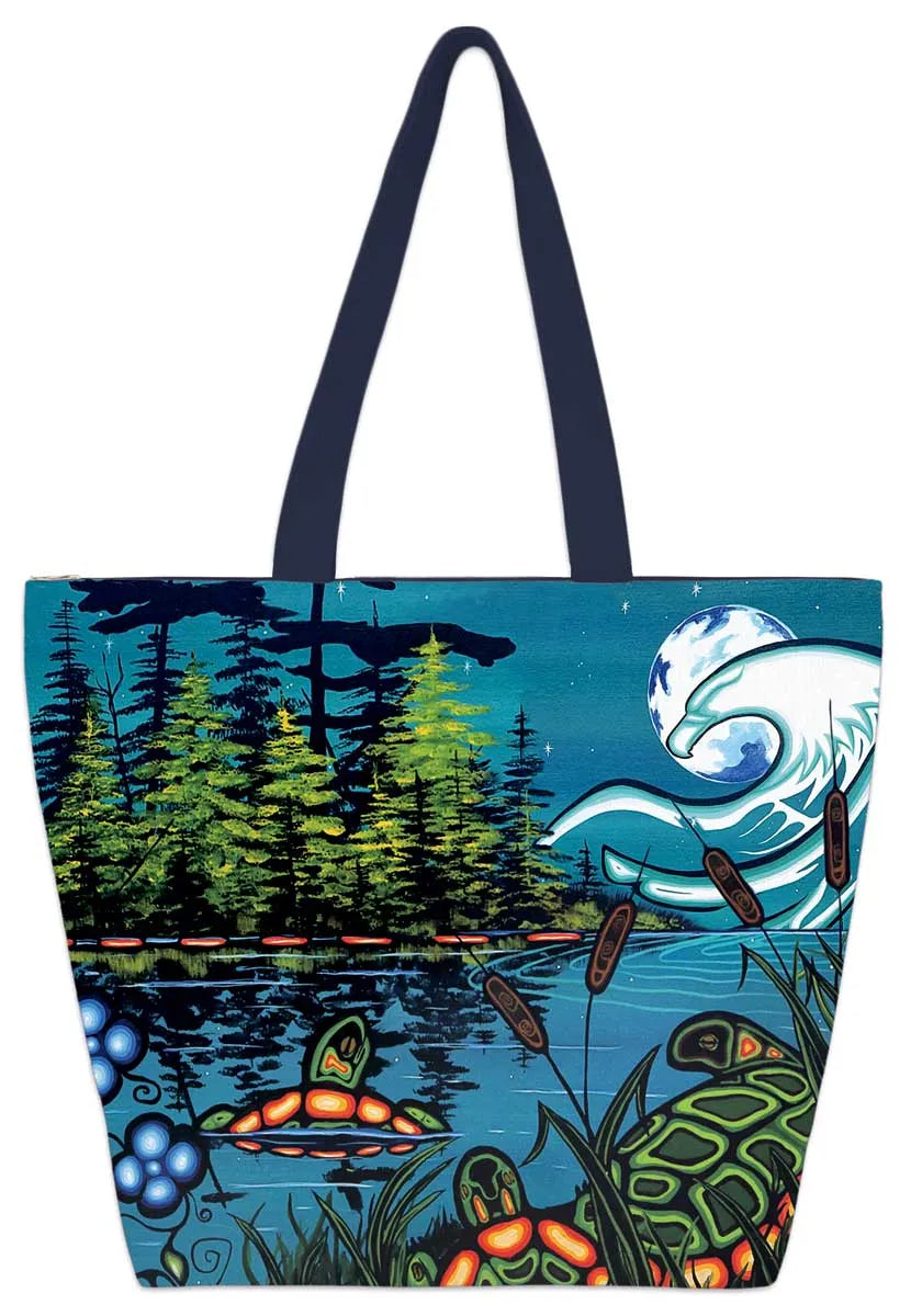 Tranquility Tote Bag by Artist Monague, William - Chic Meadow Boutique 