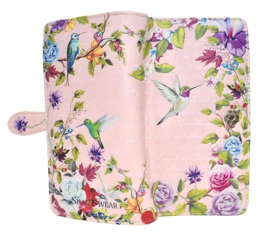 Vintage Hummingbird Garden Wallet