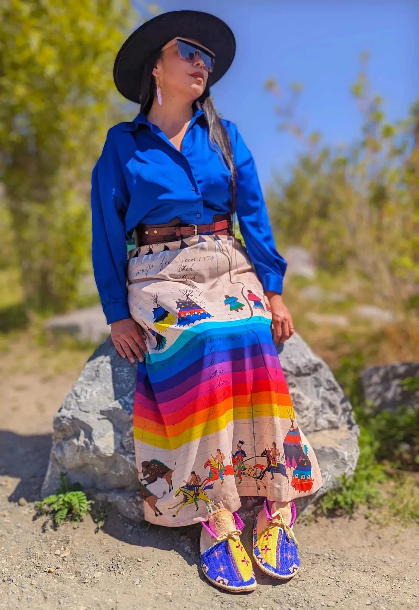 Vivid Ancestry Skirt - Chic Meadow Boutique 